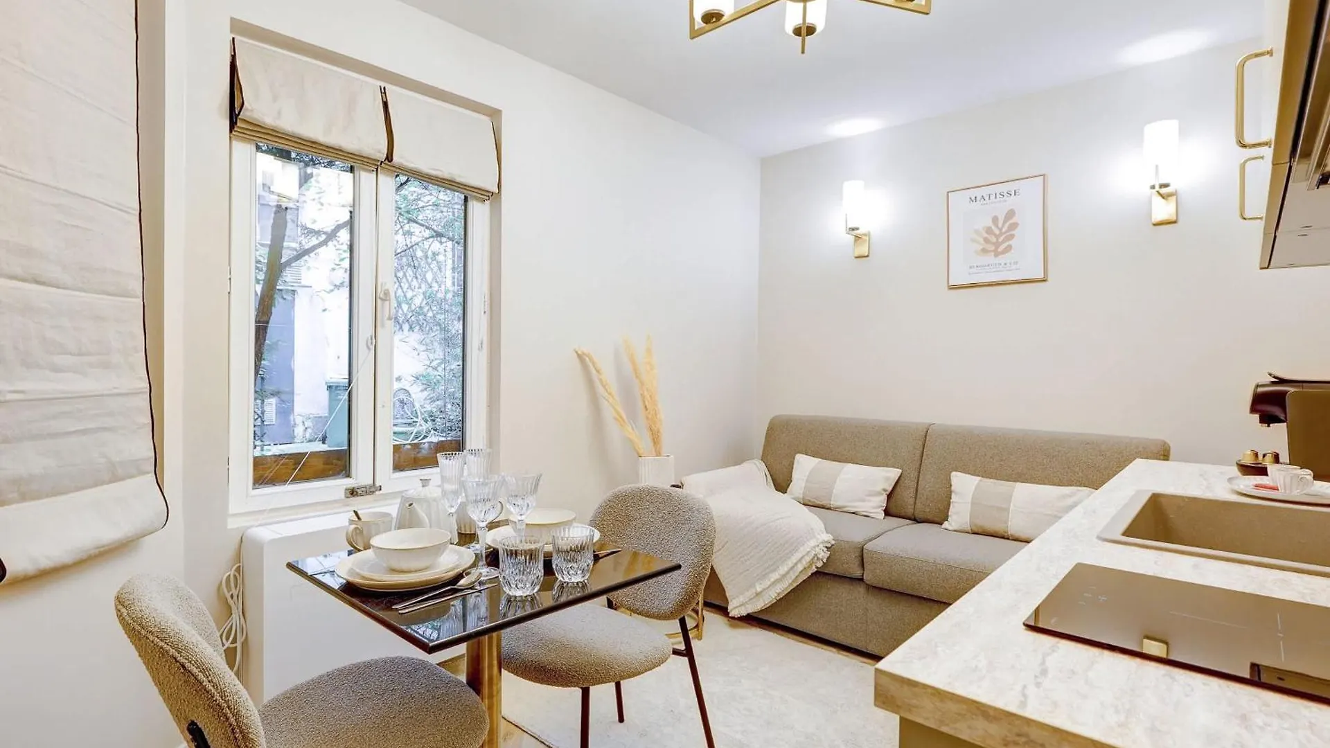 Charming Studio With A-C location
